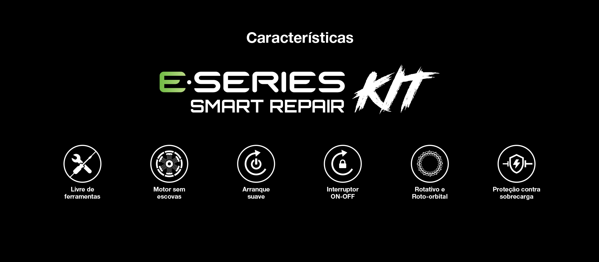 E-Series PRO X Smart Repair Kit Características e benefícios