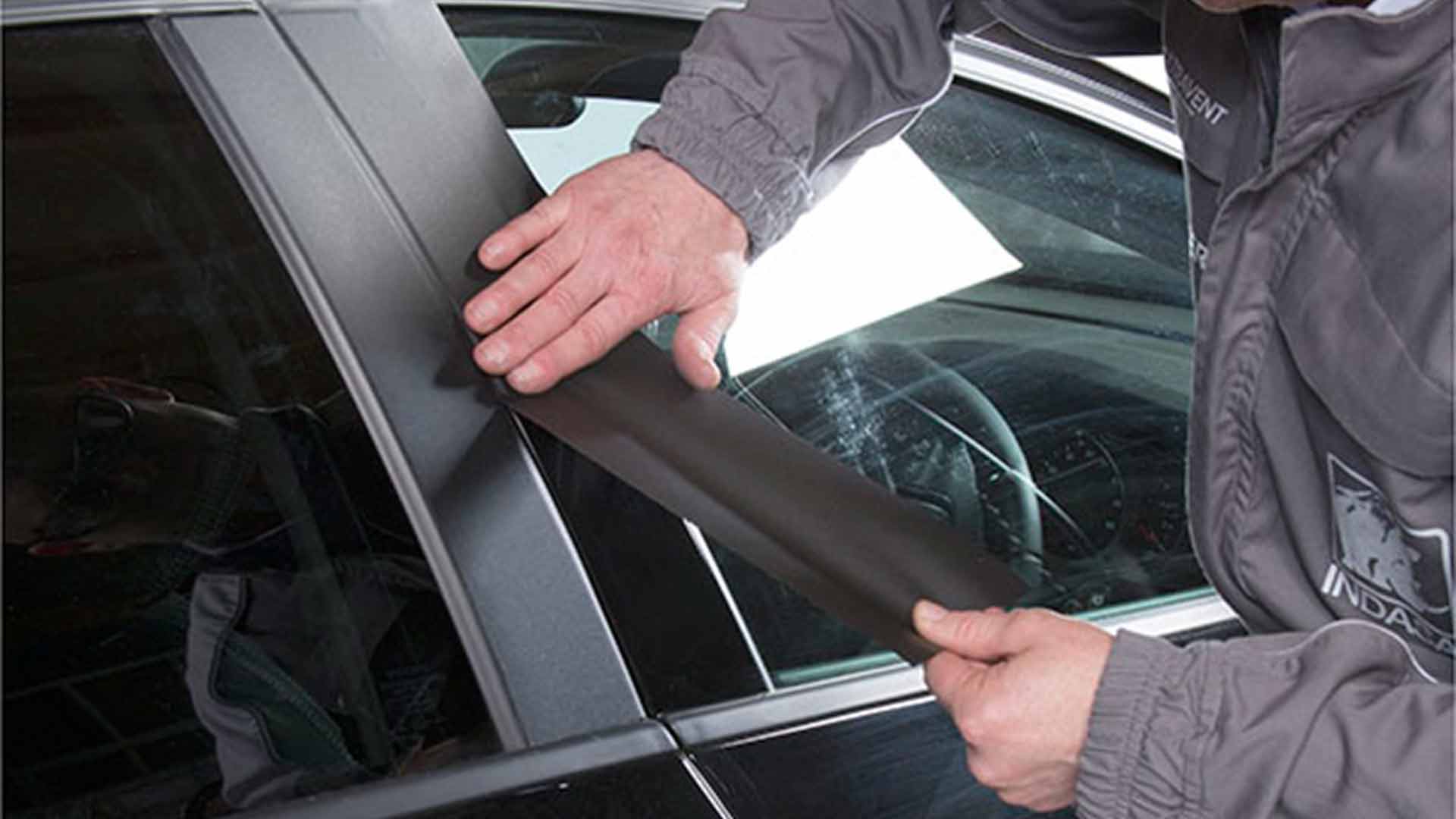 Abrasivos INDASA Filme de Proteção Preto aplicação em carro