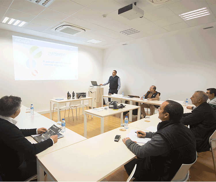 Sala de Formação na Academia INDASA