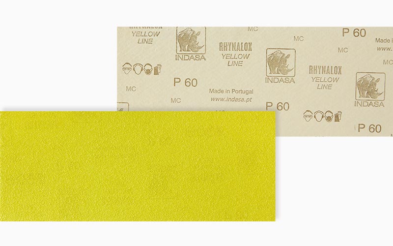 INDASA Schleifmittel Rhynalox Yellow Line Streifen