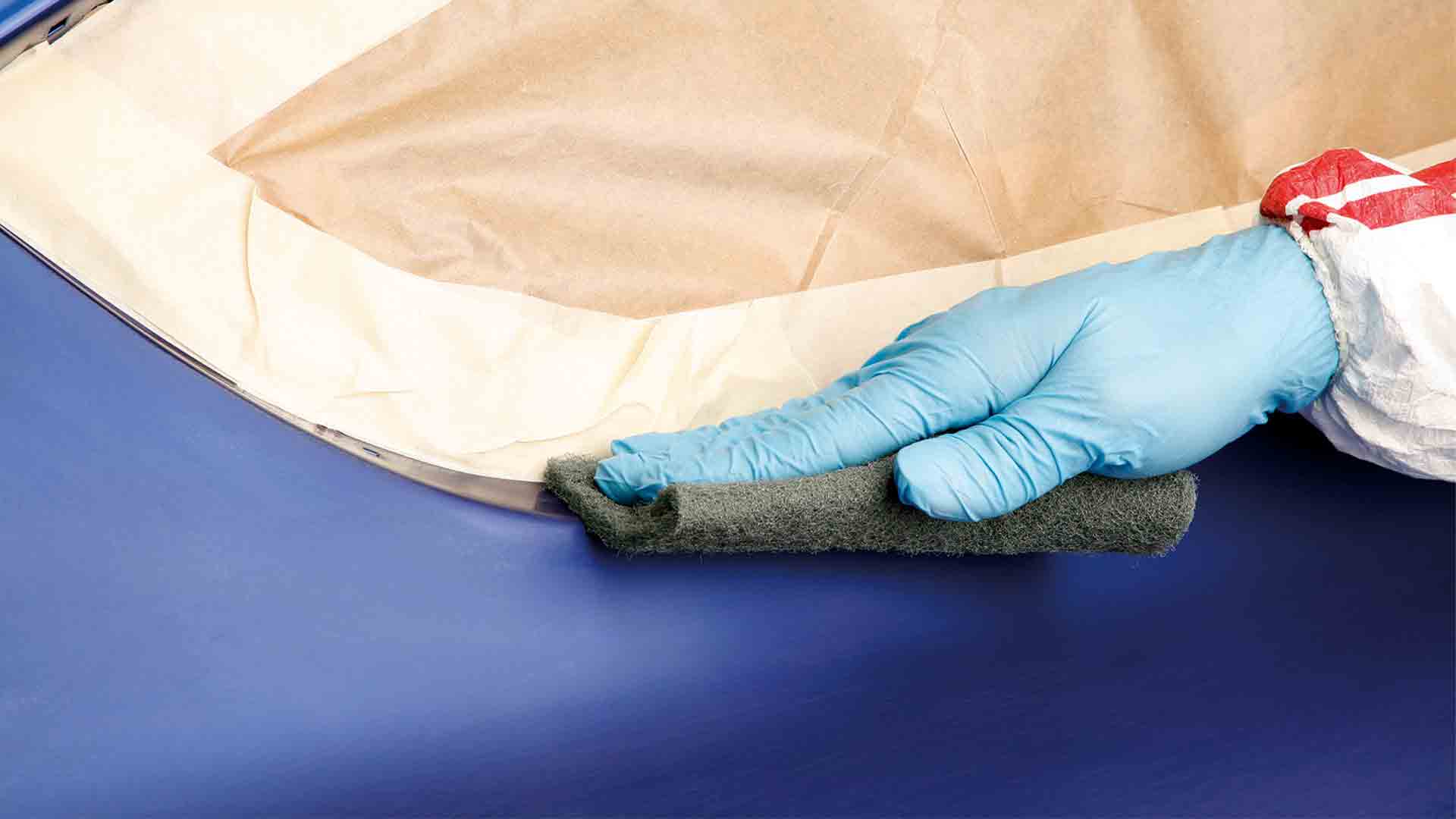 INDASA Abrasives Nylon Web Schleifen blaue Oberfläche