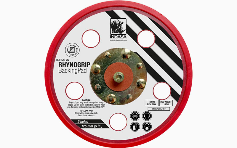 RHYNOGRIP-BACKING PAD 125 Mm 5H NIEDRIGES PROFIL