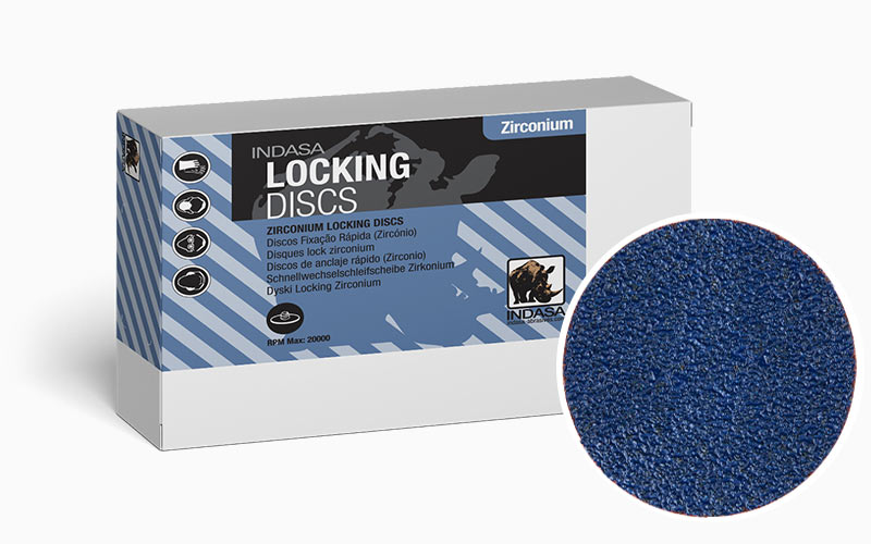 INDASA Abrasives Locking Discs Zirc