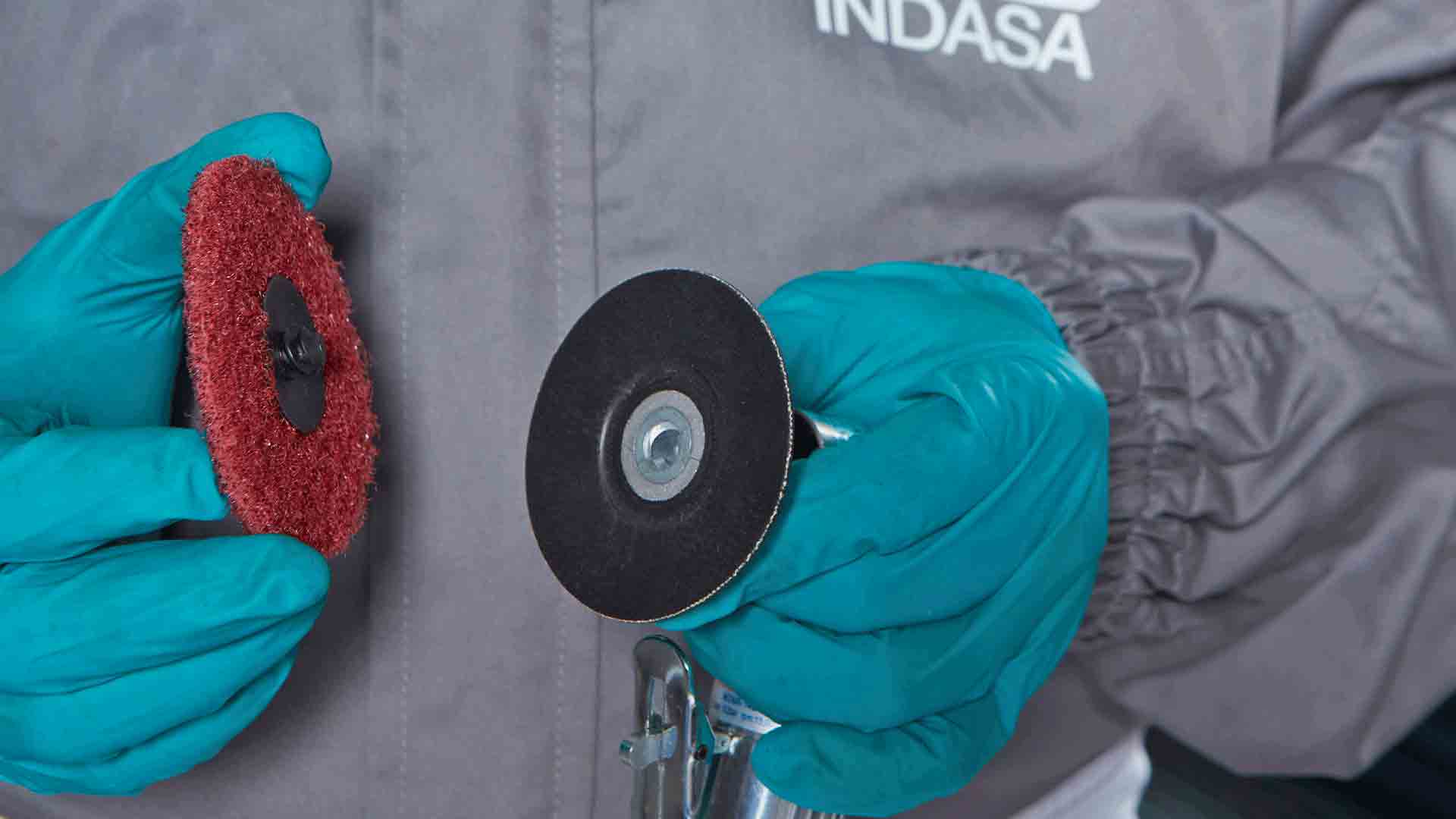 INDASA Abrasives Locking Discs Non-Woven