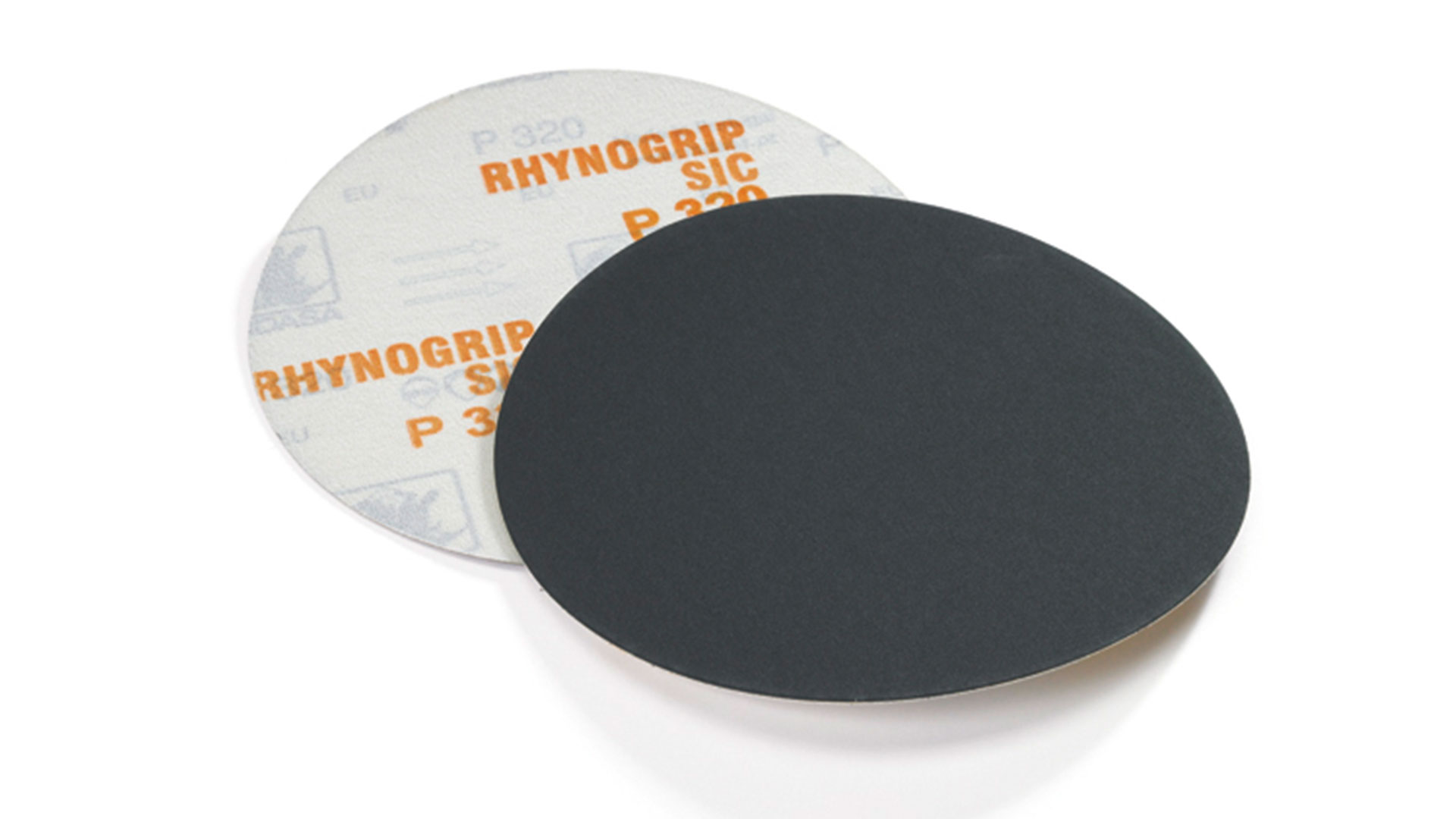 INDASA Abrasives Rhynogrip SiC discs on white background
