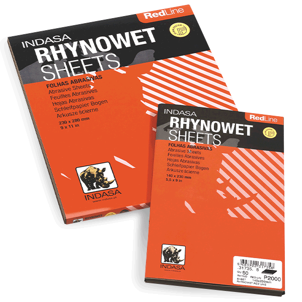 Redline XL RHYNOWET Sheets 9 X 11 400 GRIT 50//Box