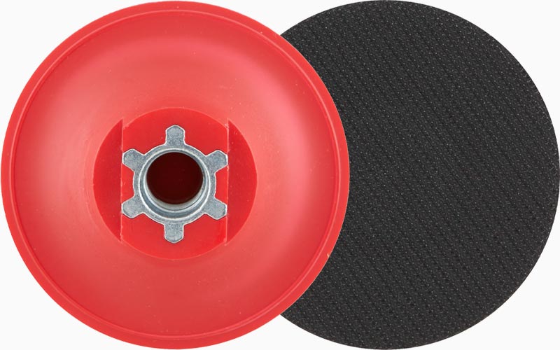 INDASA Abrasives Polishing Backing Pad 80mm, Hard