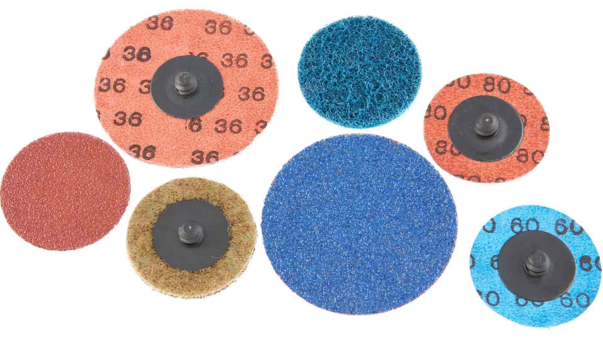 INDASA Abrasives Locking Discs Alox close up