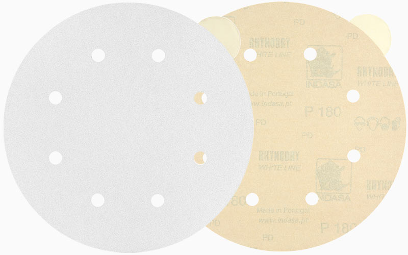 INDASA Abrasives Rhynostick White Line Discs