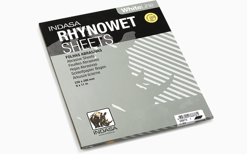 INDASA Abrasives Rhynowet White Line sheets