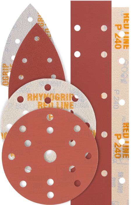 INDASA Abrasives Rhynogrip red line