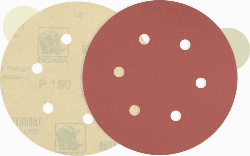 INDASA Abrasives Rhynostick Red Line discs