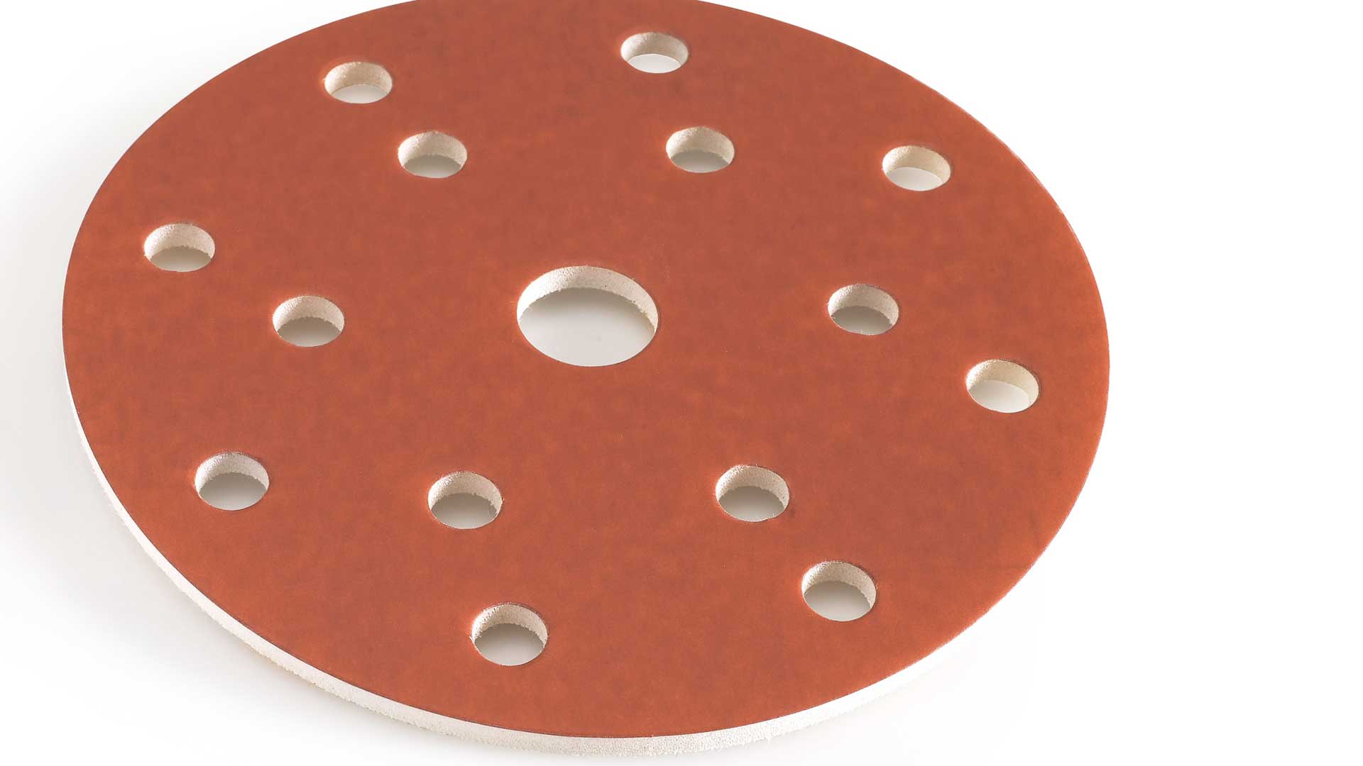 INDASA Abrasives Rhynofinish Red Line close up on white background