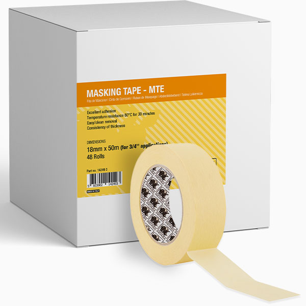Masking Tape Indasa MTE-48,2" 20 Rolls Low Bake Automotive Grade Tape 48mm 