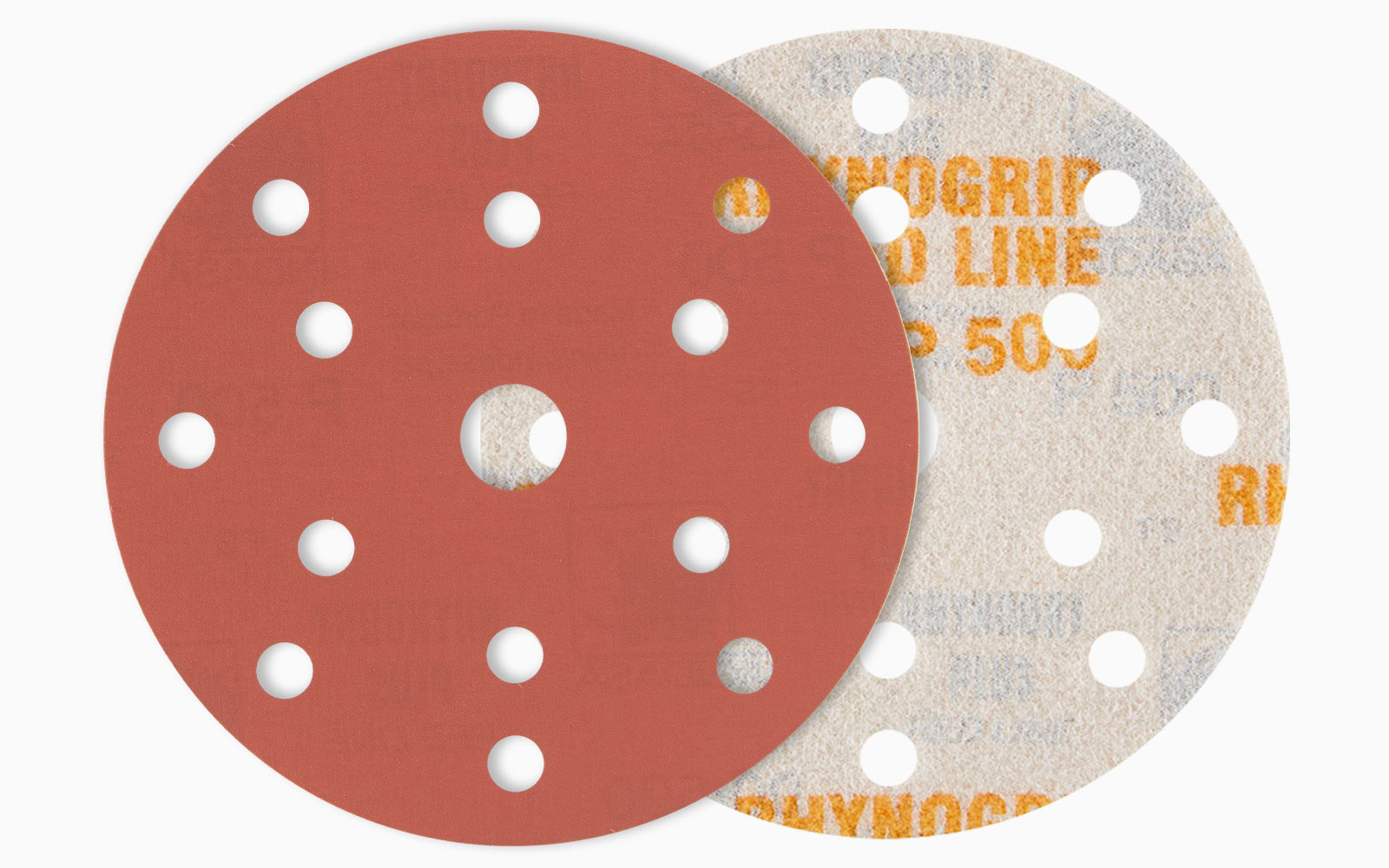 INDASA Redline XL RHYNOGRIP Hook and Loop Solid Discs 6” 36 GRIT 50/Box 