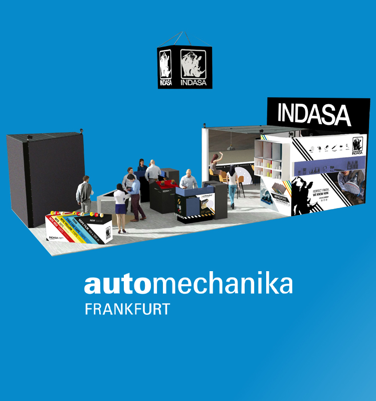 INDASA booth for Automechanika Frankfurt 2022