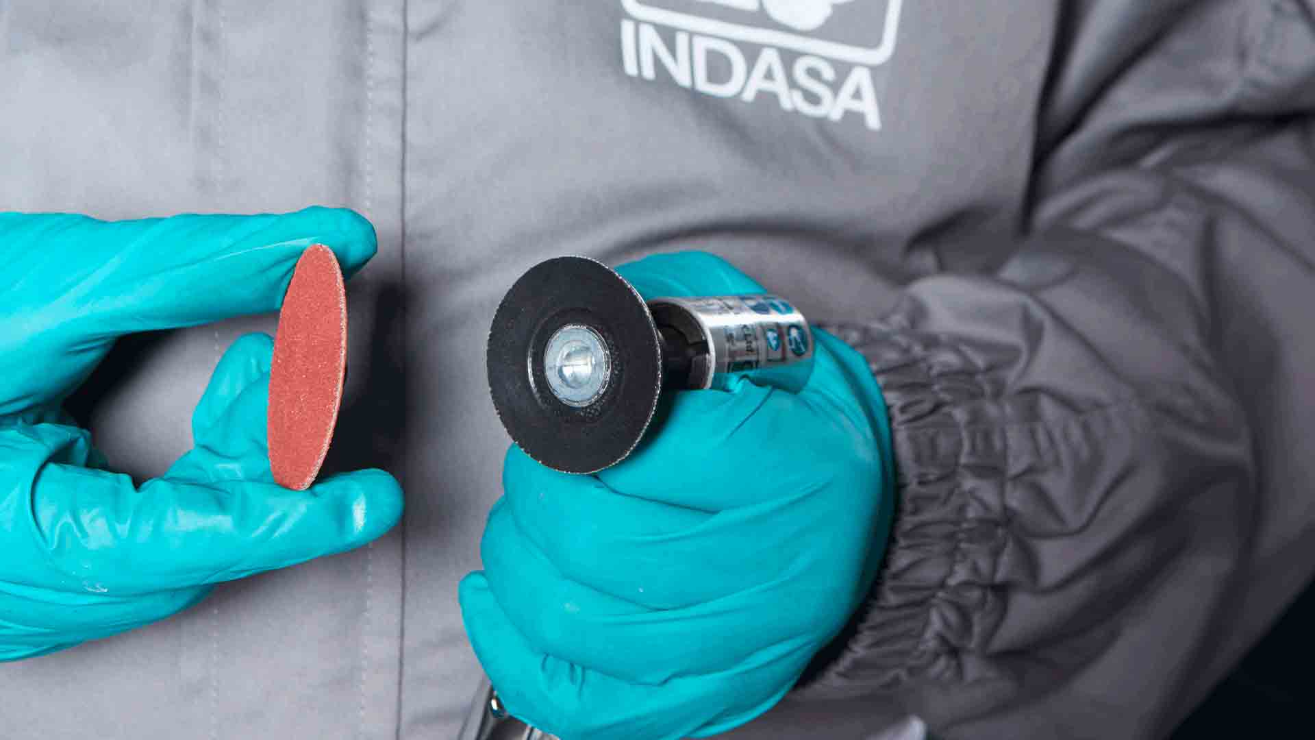 INDASA Abrasives Locking Disco Ceramico Detallado
