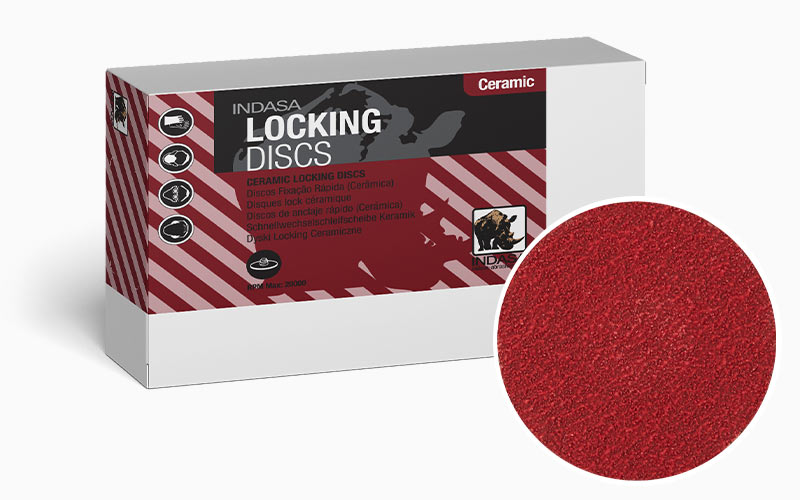 INDASA Abrasives Locking Discos Ceramico