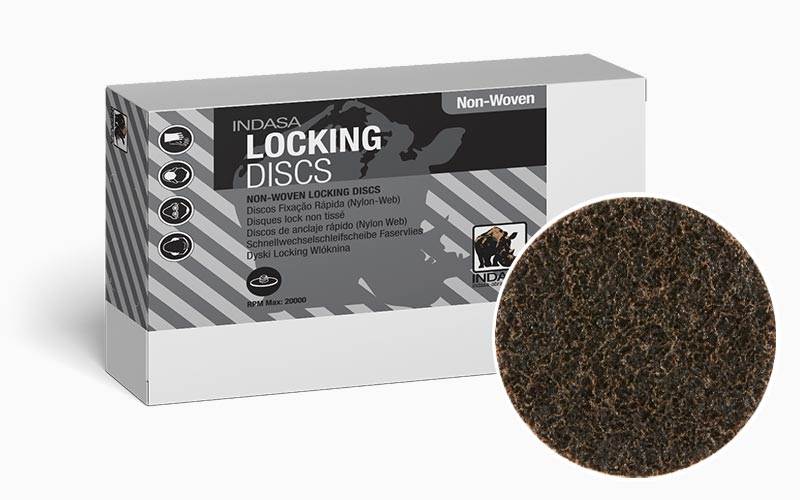 INDASA Abrasives Locking Discs Non-Woven