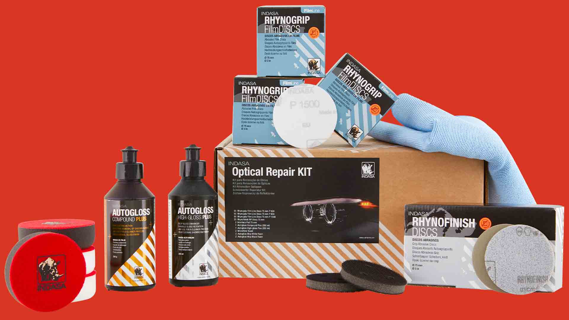 Abrasivos INDASA Kit de Renovação de Óticas