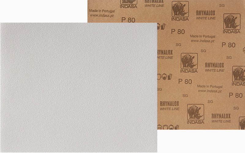 Abrasivos INDASA Rhynalox White Line folhas