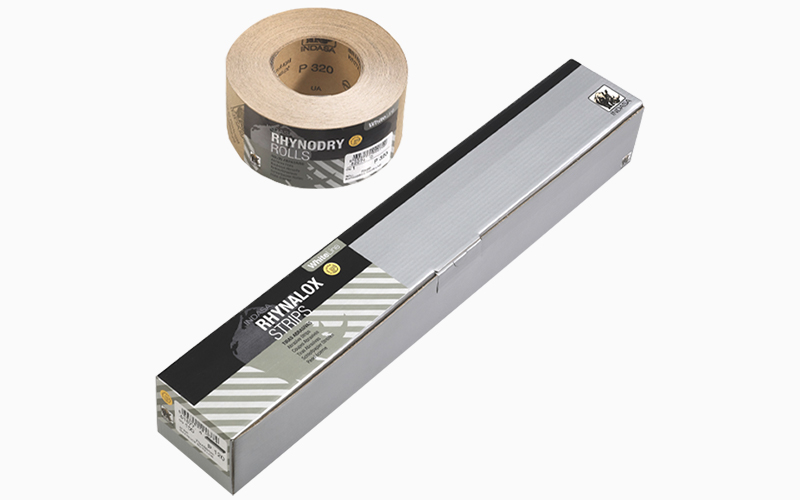 Abrasivos INDASA Rhynalox/Rhynodry White Line rolos e tiras
