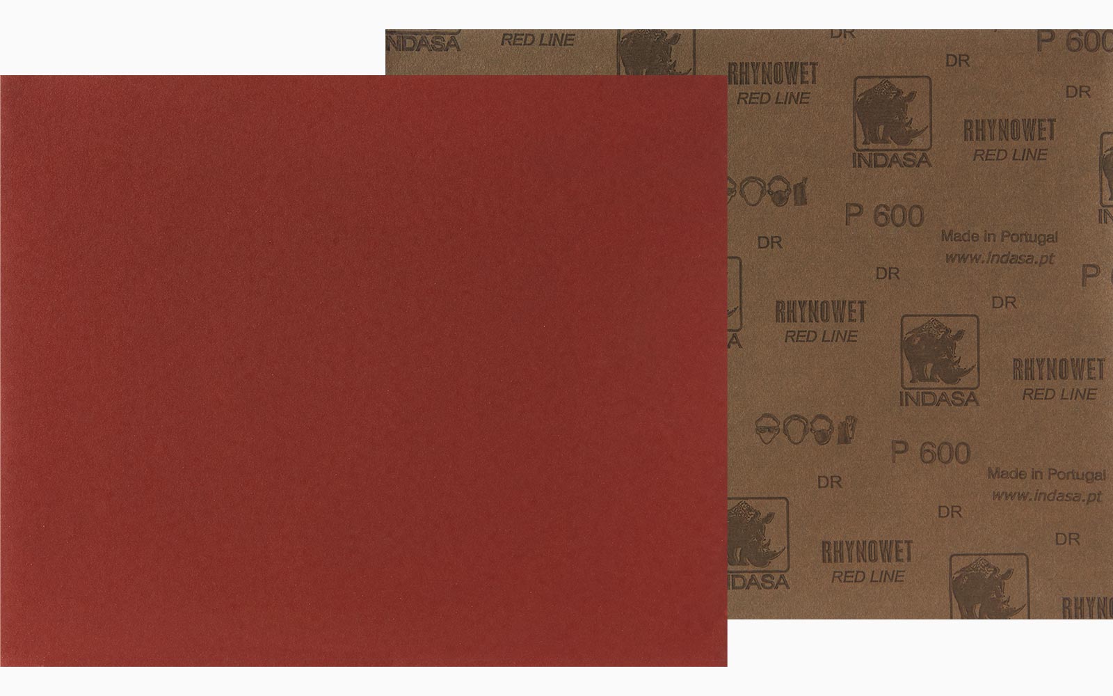Abrasivos INDASA folhas Rhynowet Red Line