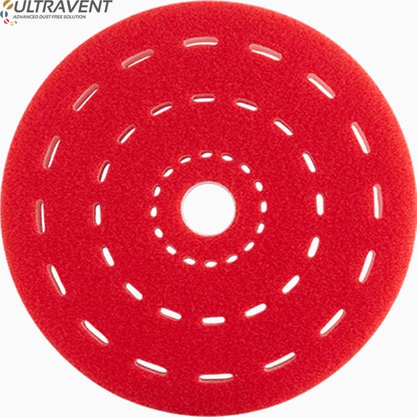 Interface 10 mm vermelho Rhynogrip ULTRAVENT para lixadoras elétricas