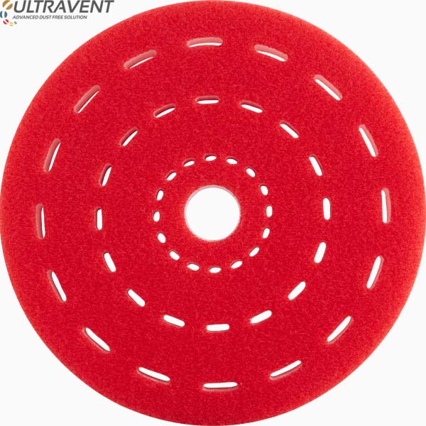 Interface 5 mm vermelho Rhynogrip ULTRAVENT para lixadoras elétricas