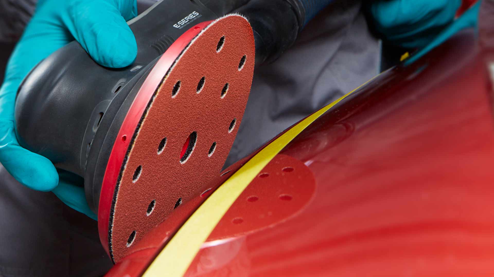 Abrasivos INDASA disco Rhynogrip Red Line em lixadora