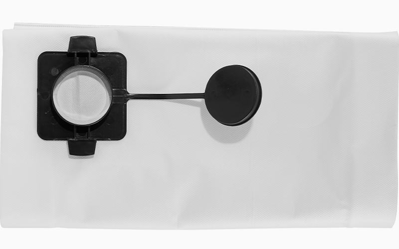 white fleece dust bag for vacuum unit INDASA