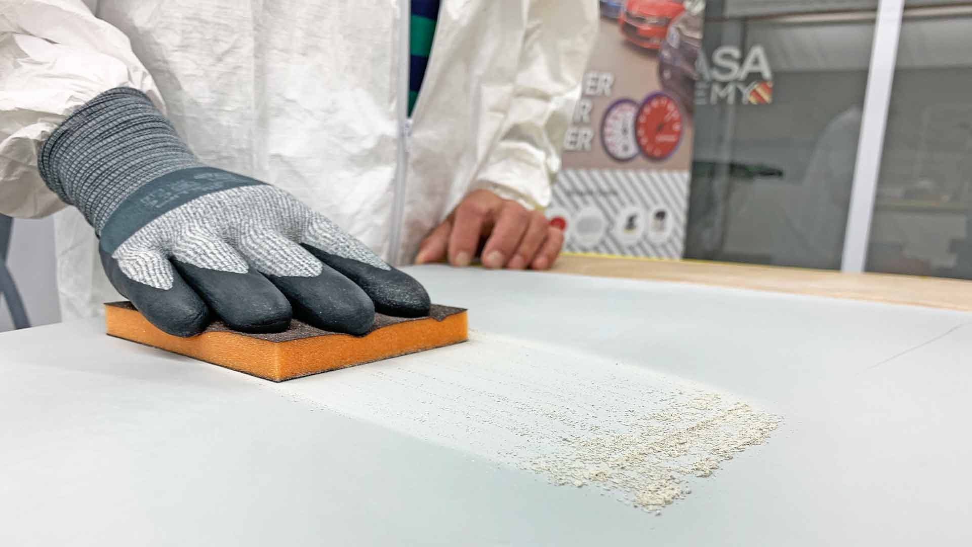 Rhyno Double Sided Sponge Auto medium sanding