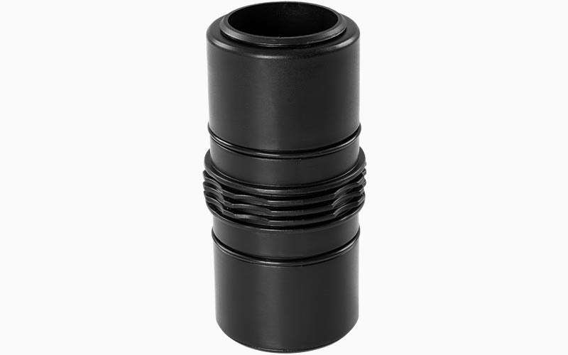 black rotating connector for dust vacuum unit INDASA