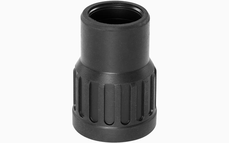 black threaded hose adaptor for vacuum unit INDASA