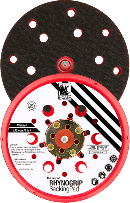 Platorello Rhynogrip 150 mm 15F Basso Profilo INDASA