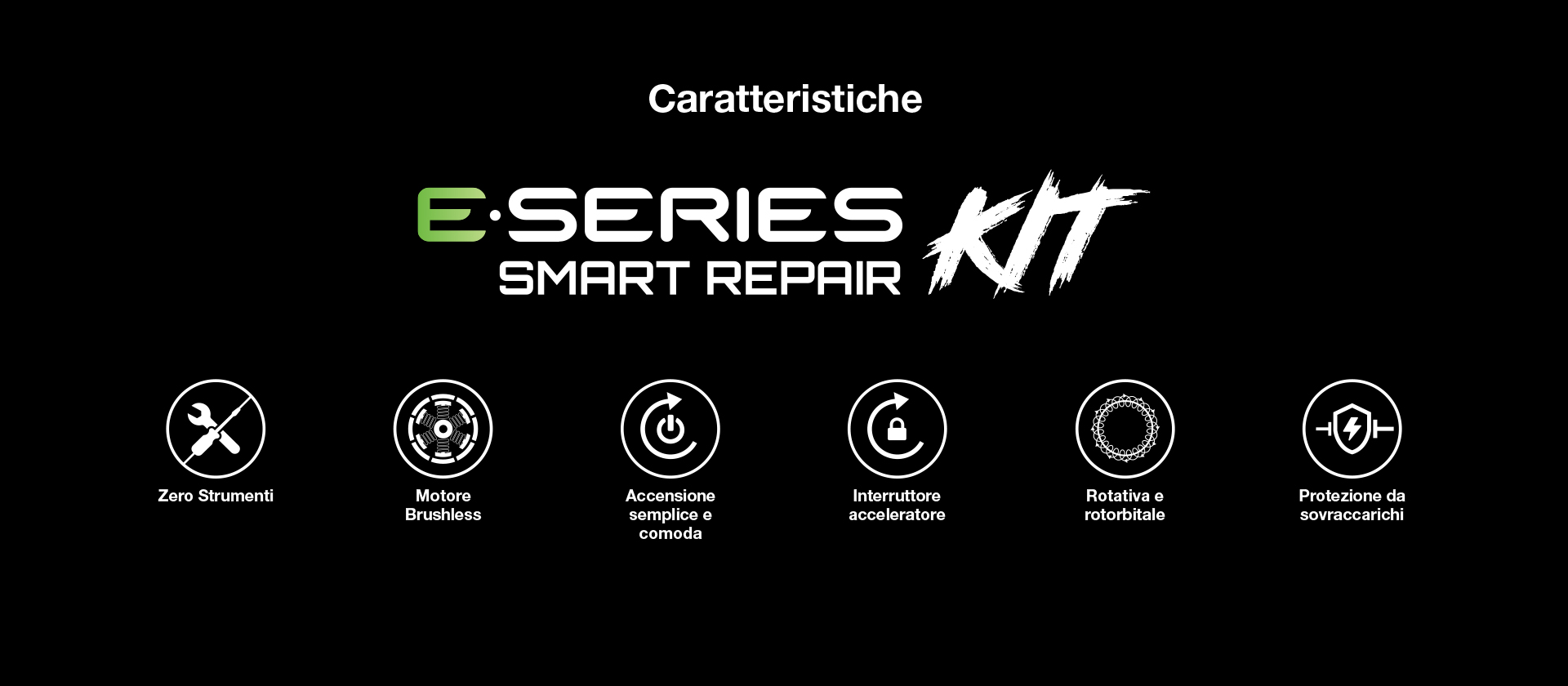E-Series PRO X Smart Repair Kit Caratteristiche e Vantaggi