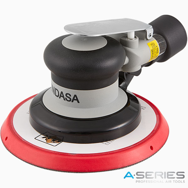 Pneumatic air sander 150mm Central Vacuum INDASA Abrasives