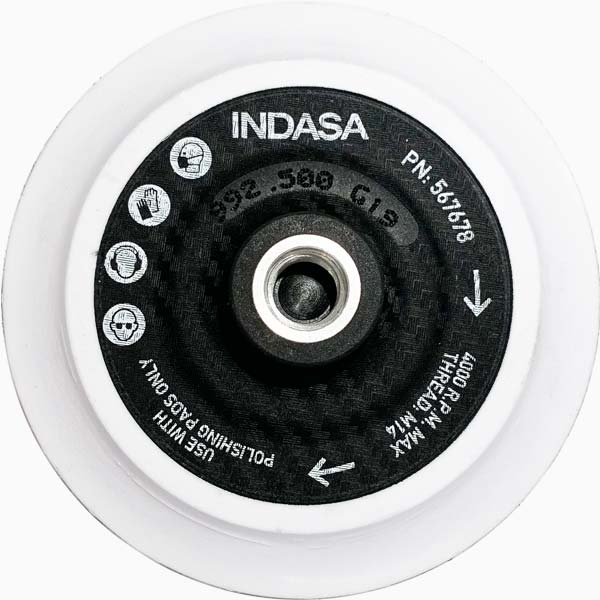 INDASA Abrasives Polishing Backing Pad 125mm