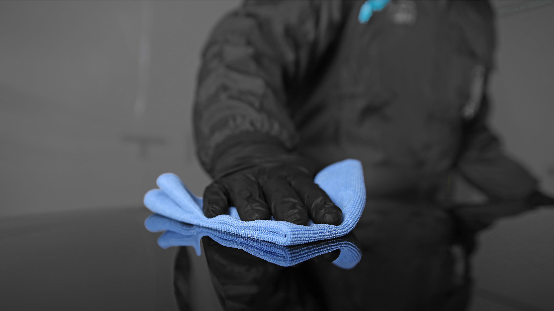 Abrasivos INDASA limpeza com Pano Microfibras azul