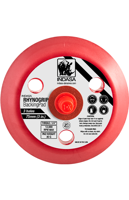 Abrasivos INDASA Suporte Rhynogrip 75mm, 3F Baixo Perfil