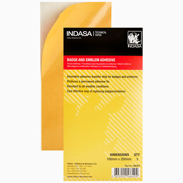 Emblem Tape yellow INDASA Abrasives