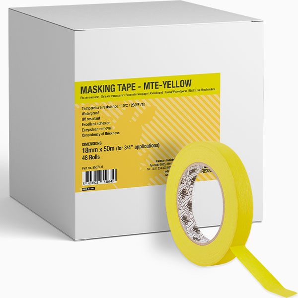 Indasa MTE Premium Green Masking Tape, 18mm (0.75), 596845 –